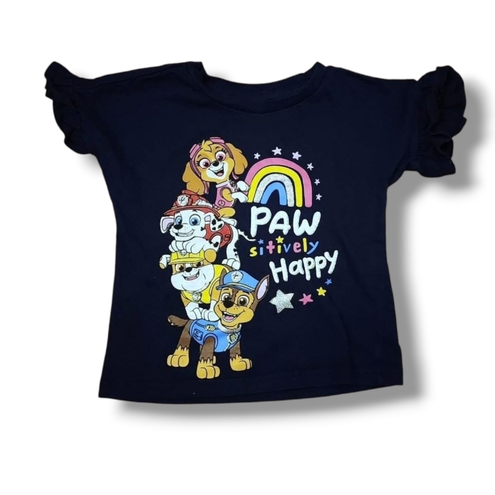 Paw Patrol Ruffle Sleeve Crewneck Top